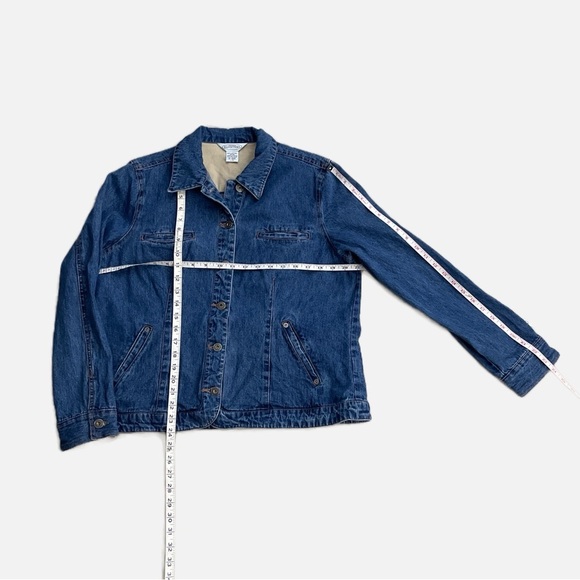 Northern Reflections Denim Jacket Size Large 
Blue Casual Corduroy Cuffs - Picture 10 of 11